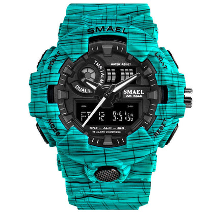 Shockproof Military Men's Fashion Waterproof Chronograph Luminous Electronic Watch