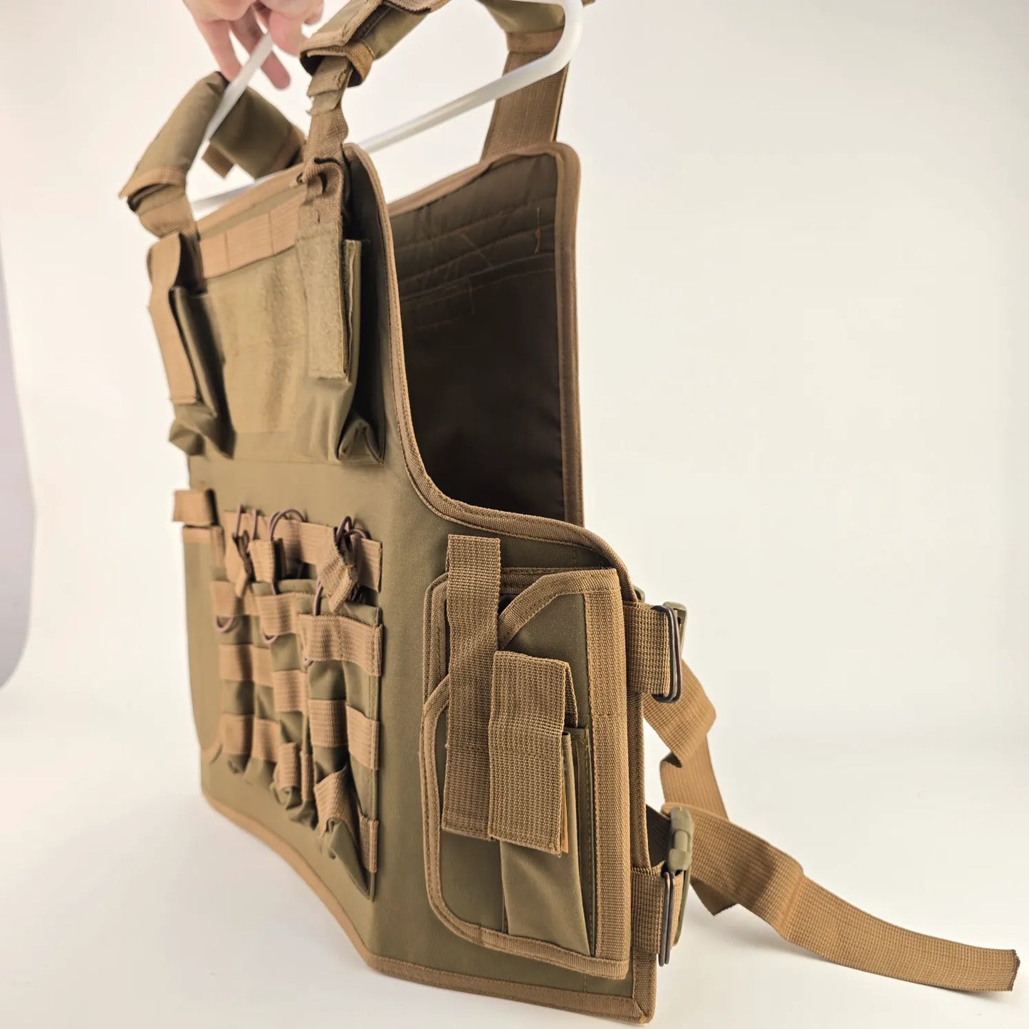 Airsoft Paintball Combat | Airsoft Combat MOLLE Plate Carrier Vest| Adjustable Vest