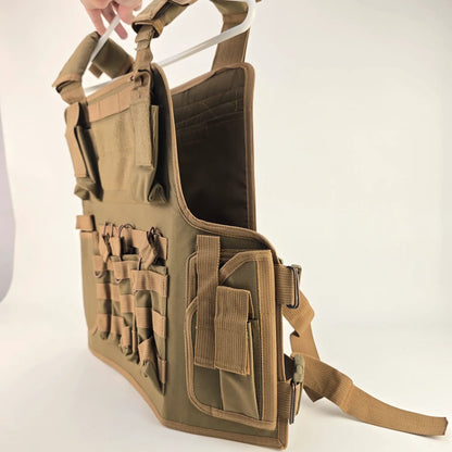 Airsoft Paintball Combat | Airsoft Combat MOLLE Plate Carrier Vest| Adjustable Vest