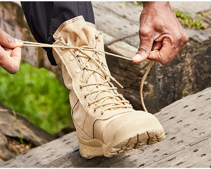 Summer Yulong Combat Boots Outdoor Climbing Boots Tactical Desert Boots