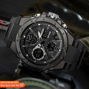 SANAD Top Brand Luxury Men's Military Sports Watches