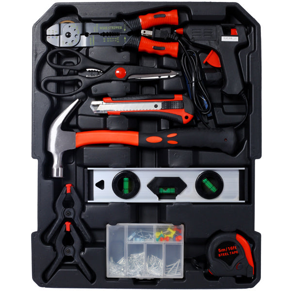 899 Piece Men's Home Repair Tool Set With 4 Drawers Tool Box Organizer