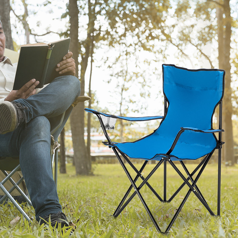 32 X19x31in Blue Camping Chair