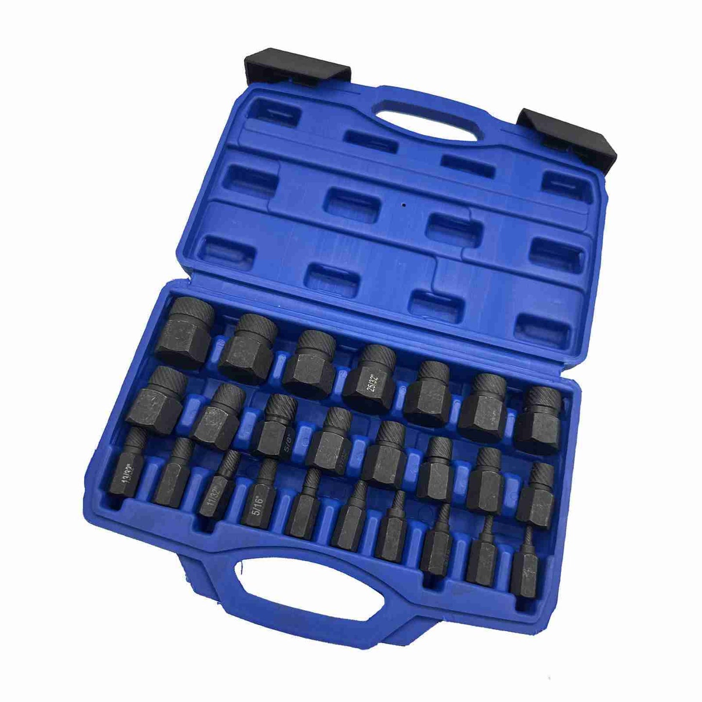 25PCS Hex Screw Extractor Set High Hardness ‌40Cr Multi Functional Damaged Broken Screw Bolt Remover