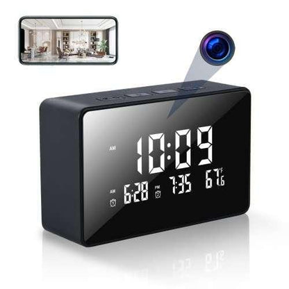 Hidden camera spy alarm clock