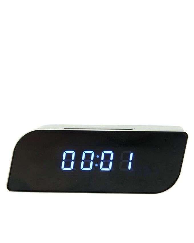 Hidden camera table clock curve 180 degree