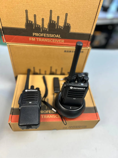 Motorola Walkie Talkie A8 9W (400-480MHz) Pair | Motorola A8 Walkie Talkie