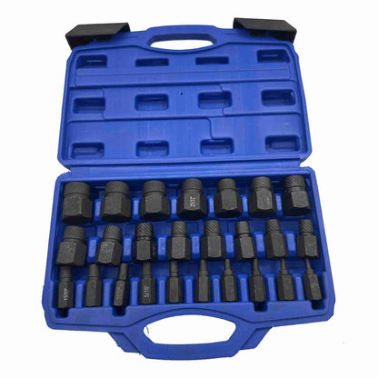 25PCS Hex Screw Extractor Set High Hardness ‌40Cr Multi Functional Damaged Broken Screw Bolt Remover