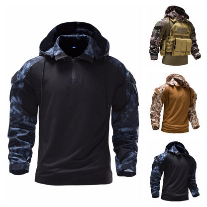 Men's Military Field Outdoor Camouflage Jacket Detachable