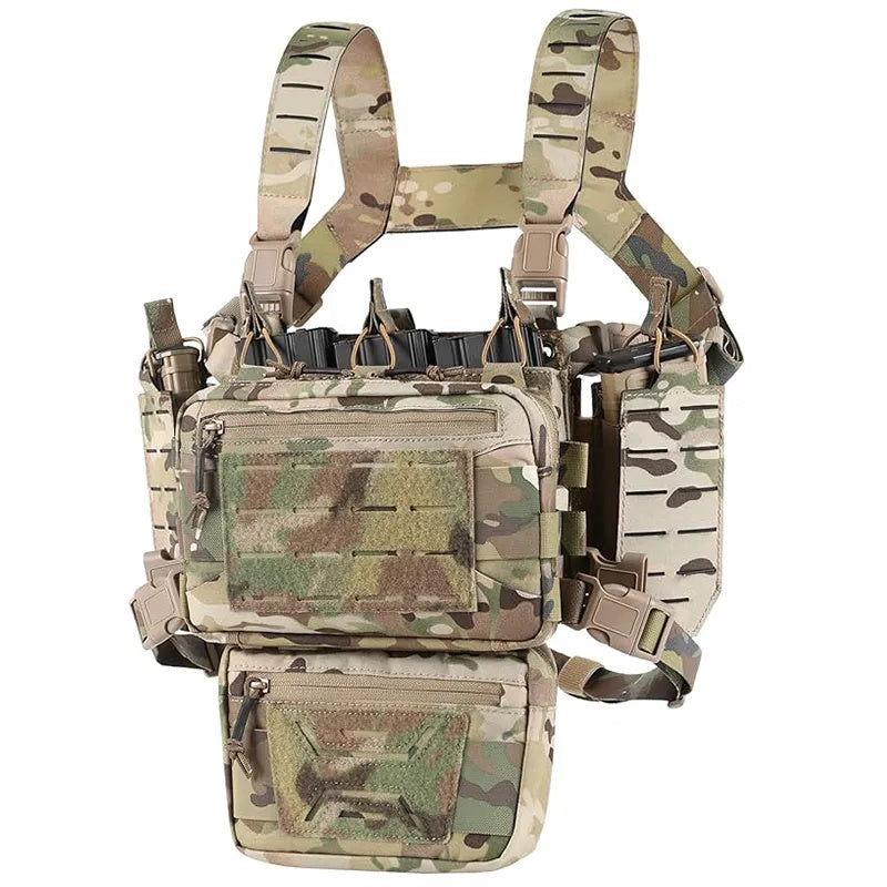 Chest Rig Tactical Chest Rig Molle Modular Micro Fight Chest Rigs With Magazine Pouch For Outdoor Hunting Aisoft